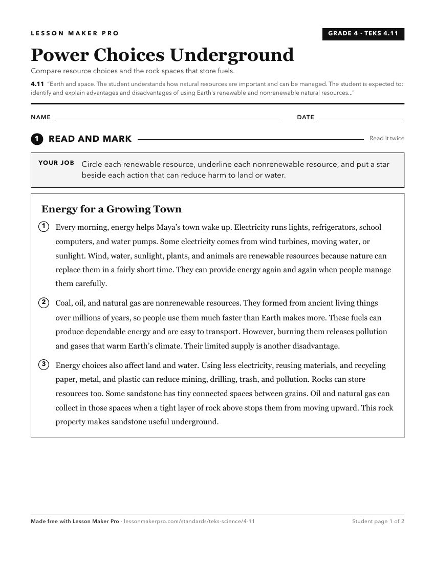 Preview of the 4.11 printable worksheet