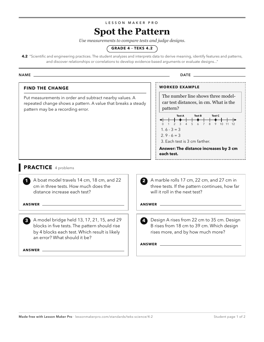 Preview of the 4.2 printable worksheet