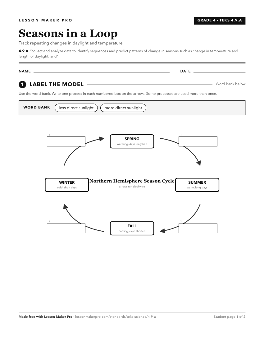 Preview of the 4.9.A printable worksheet