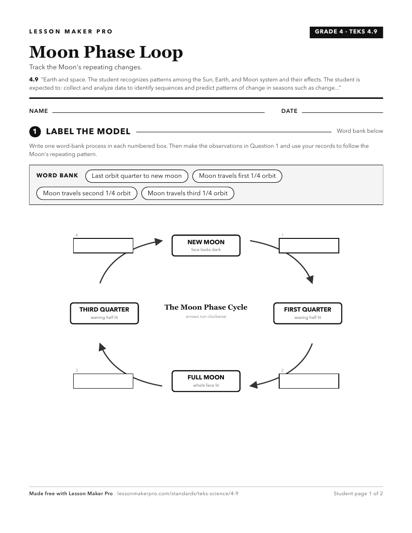 Preview of the 4.9 printable worksheet