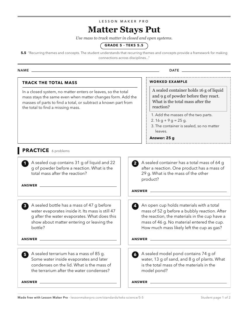 Preview of the 5.5 printable worksheet