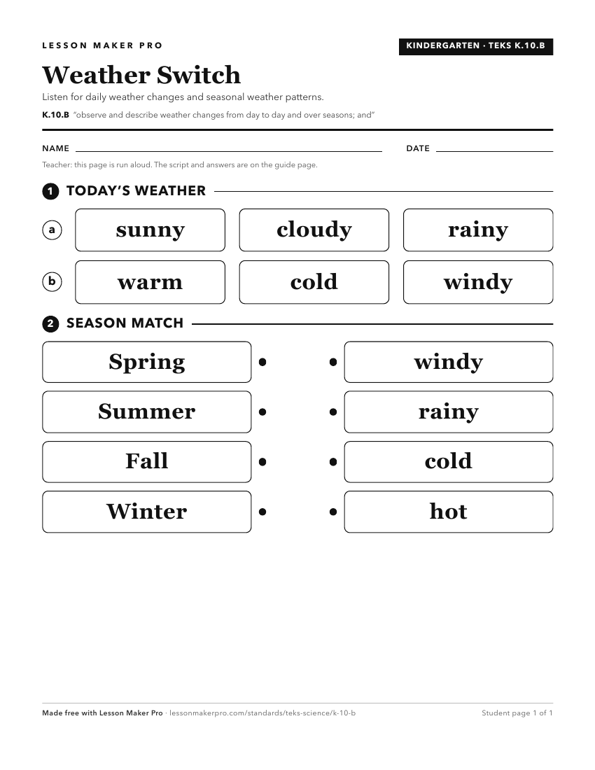 Preview of the K.10.B printable worksheet