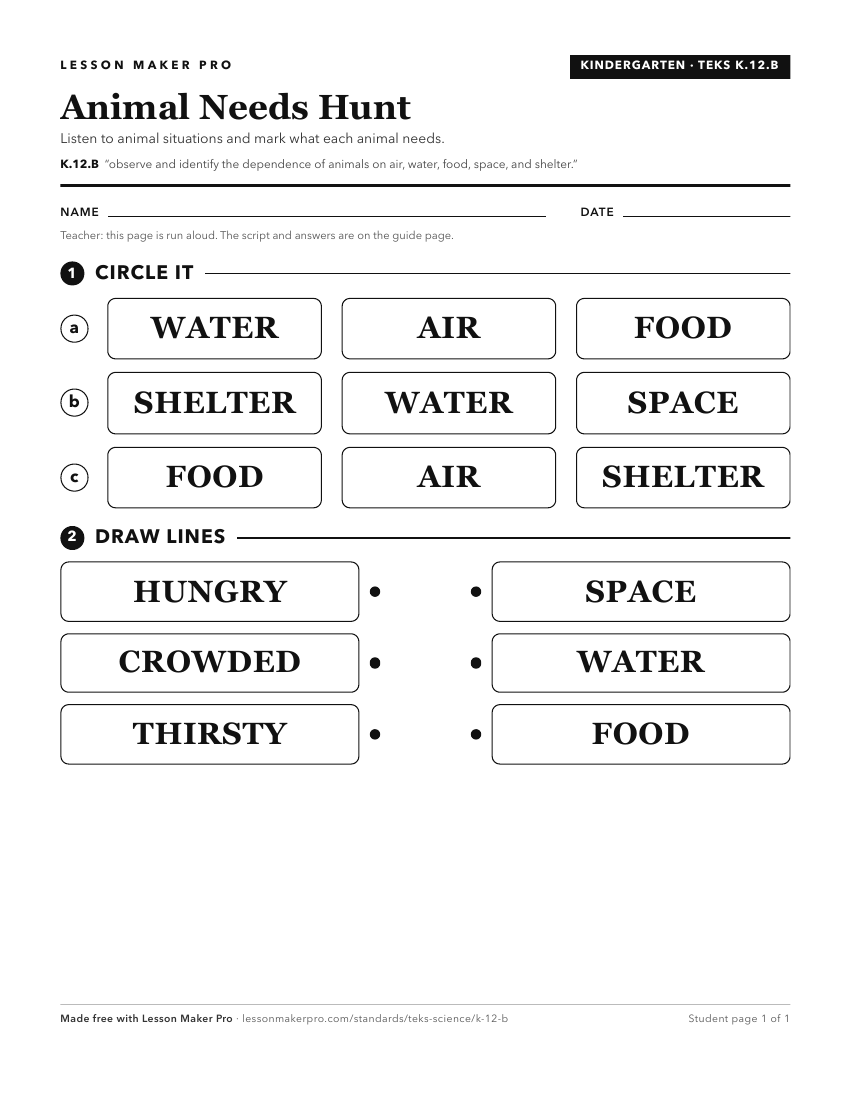 Preview of the K.12.B printable worksheet