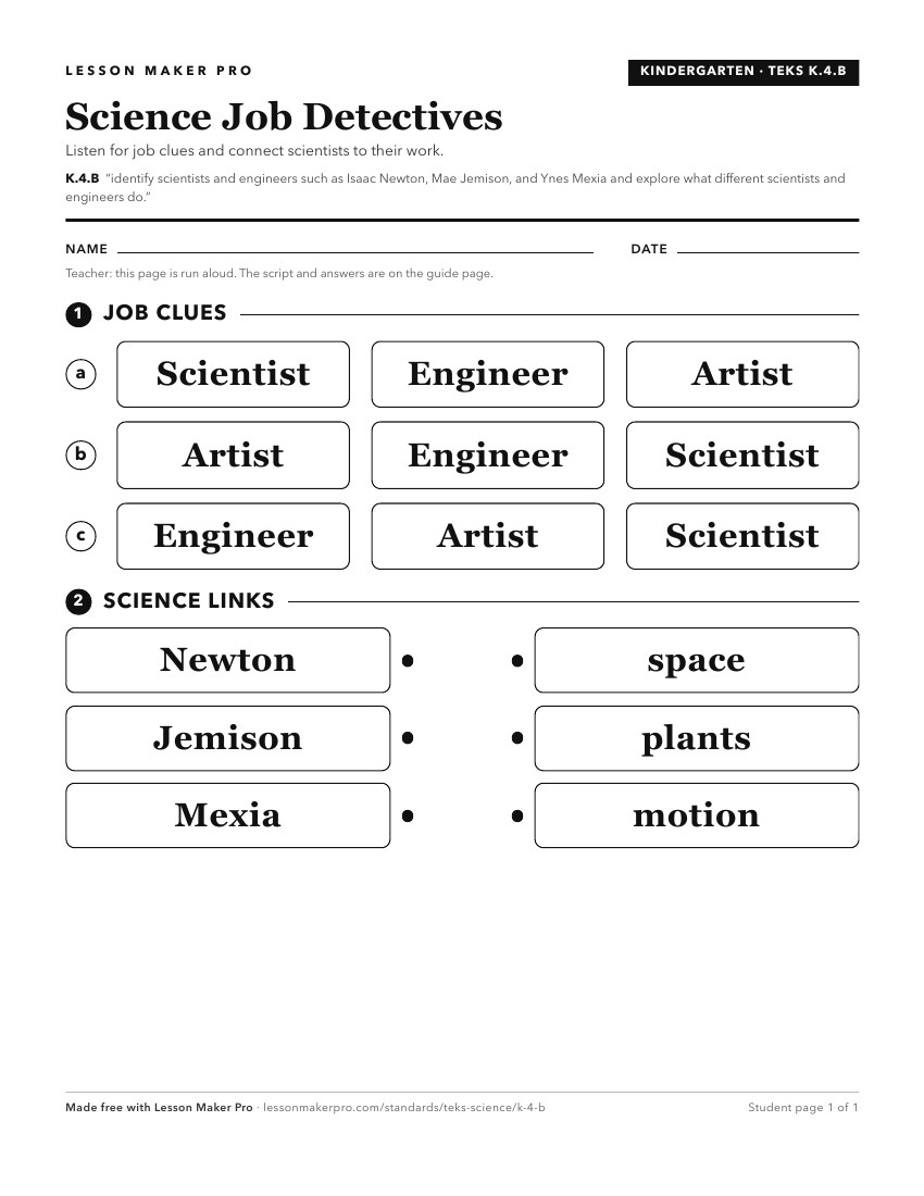 Preview of the K.4.B printable worksheet