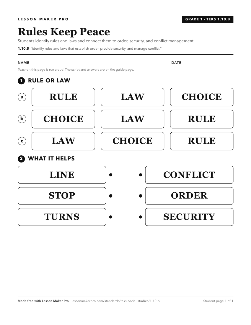 Preview of the 1.10.B printable worksheet