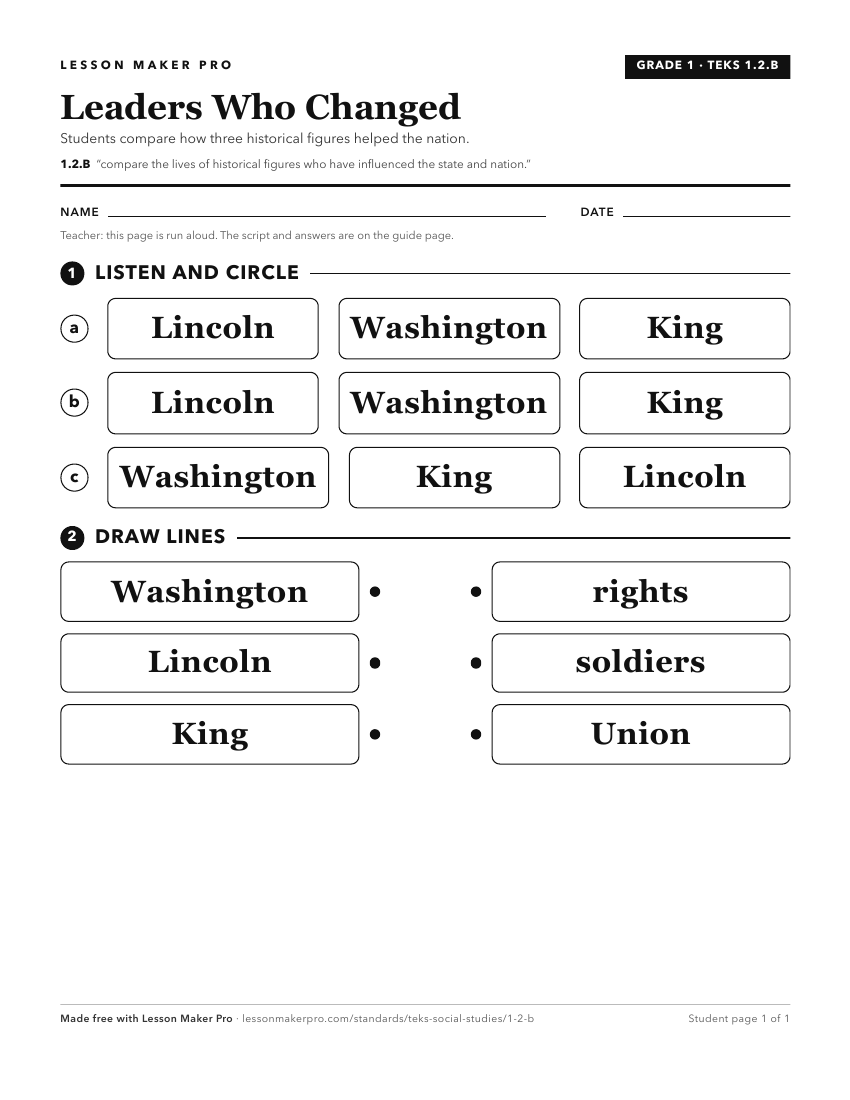 Preview of the 1.2.B printable worksheet