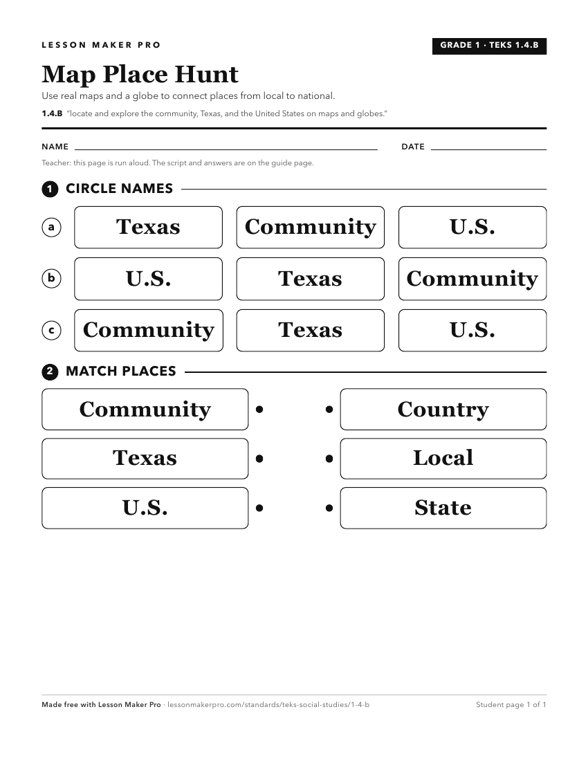 Preview of the 1.4.B printable worksheet
