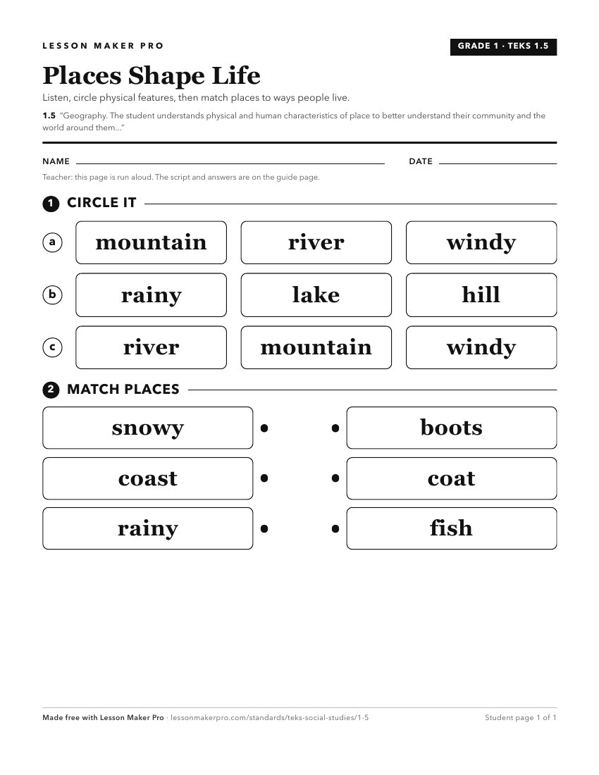 Preview of the 1.5 printable worksheet