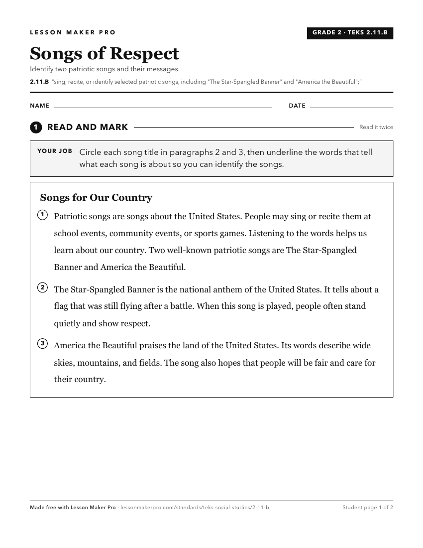 Preview of the 2.11.B printable worksheet