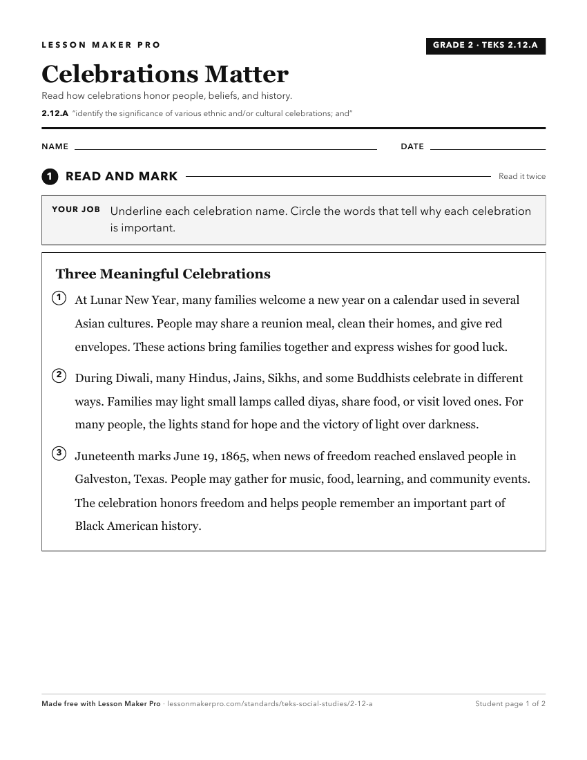 Preview of the 2.12.A printable worksheet