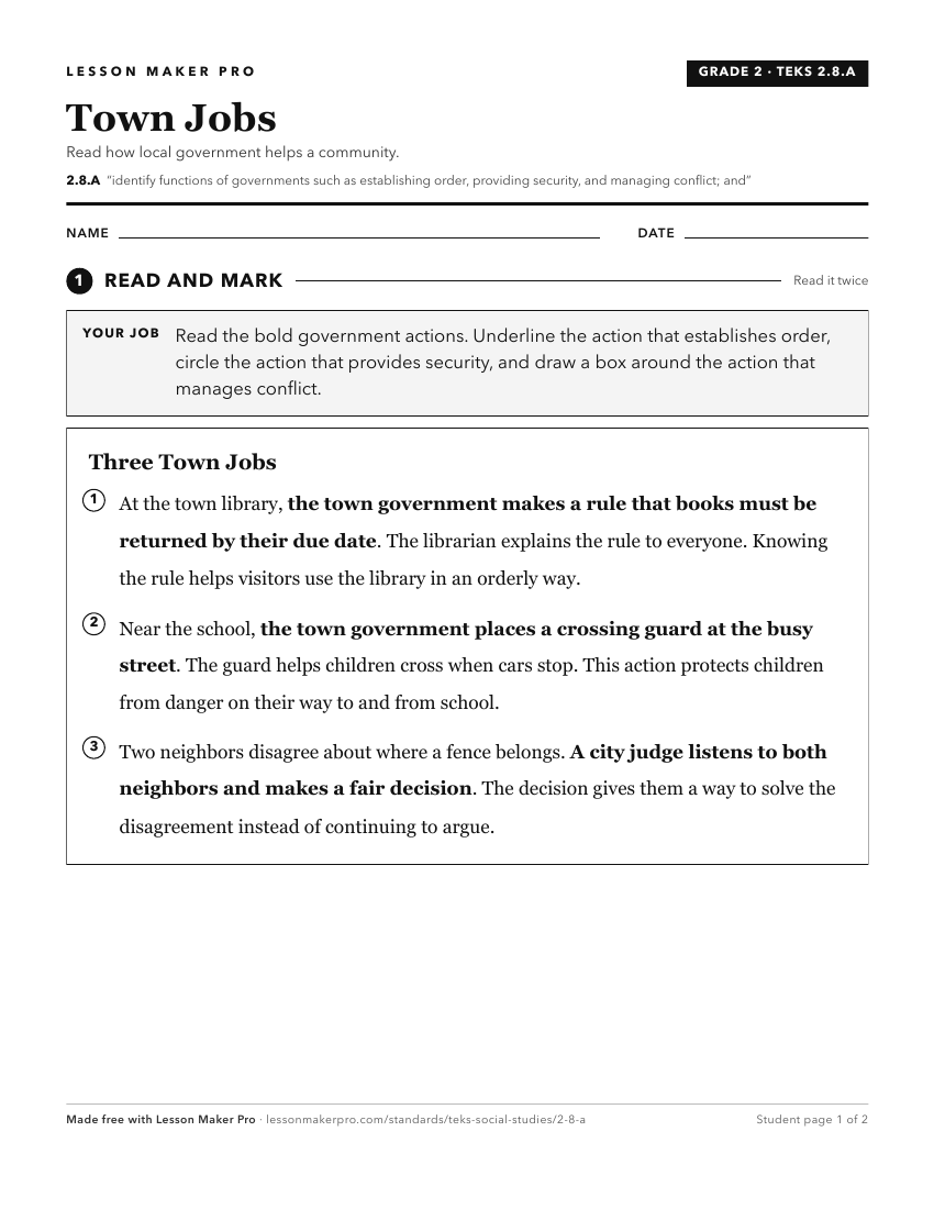 Preview of the 2.8.A printable worksheet