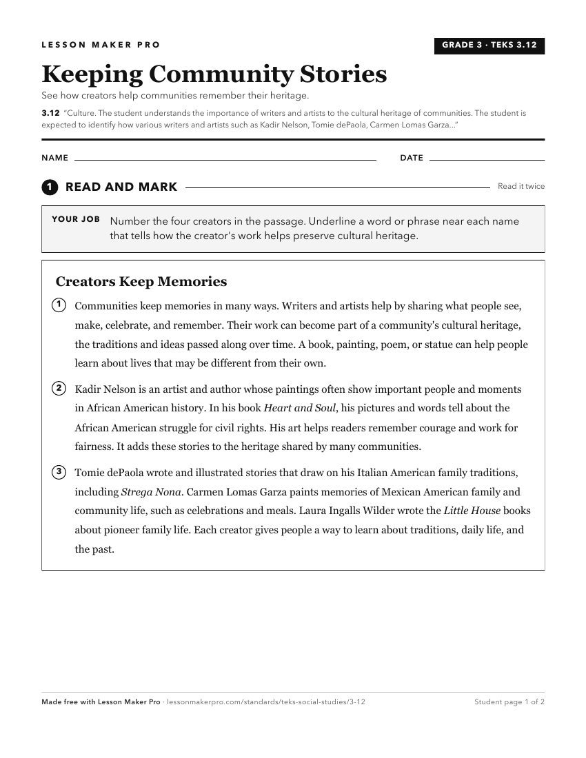Preview of the 3.12 printable worksheet