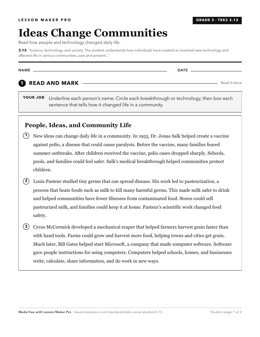 Preview of the 3.13 printable worksheet