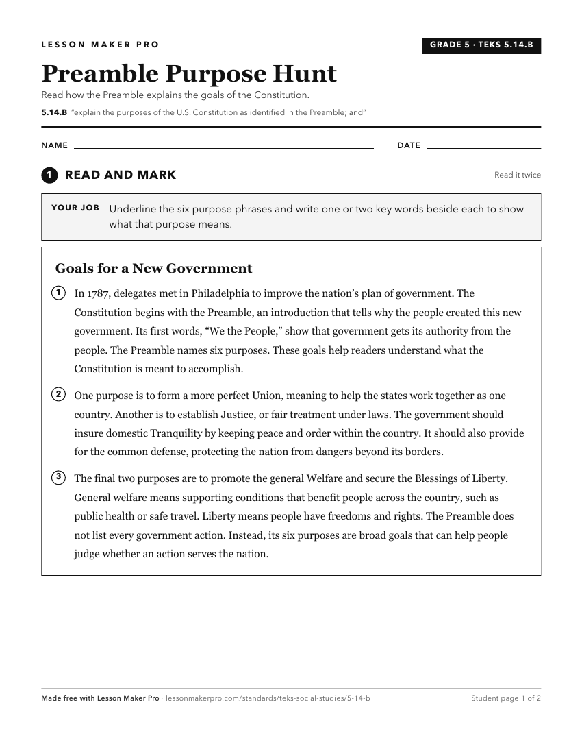 Preview of the 5.14.B printable worksheet