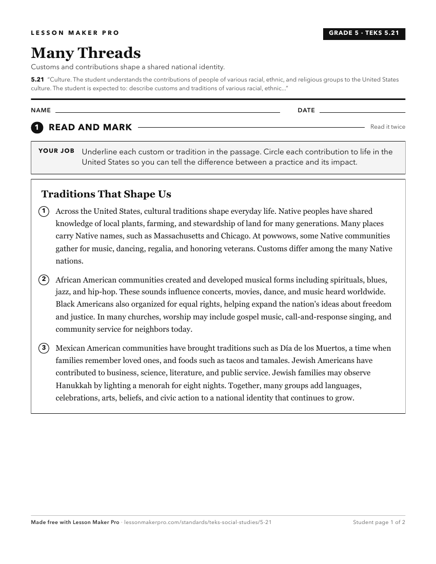 Preview of the 5.21 printable worksheet