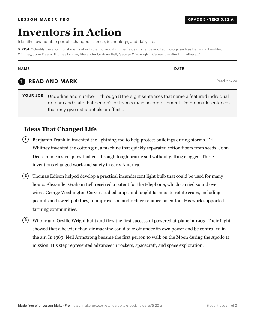 Preview of the 5.22.A printable worksheet