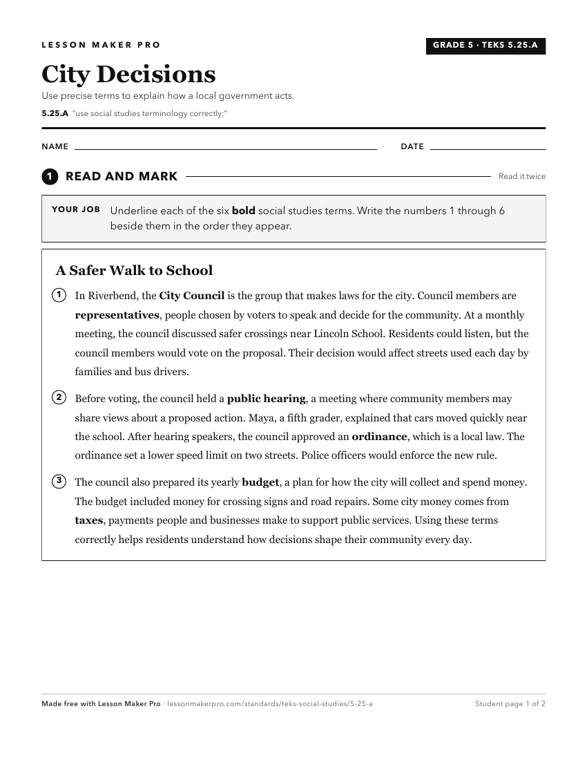 Preview of the 5.25.A printable worksheet