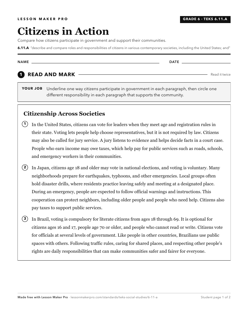 Preview of the 6.11.A printable worksheet