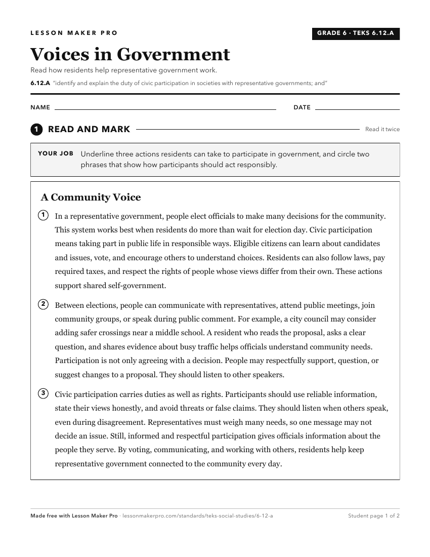 Preview of the 6.12.A printable worksheet
