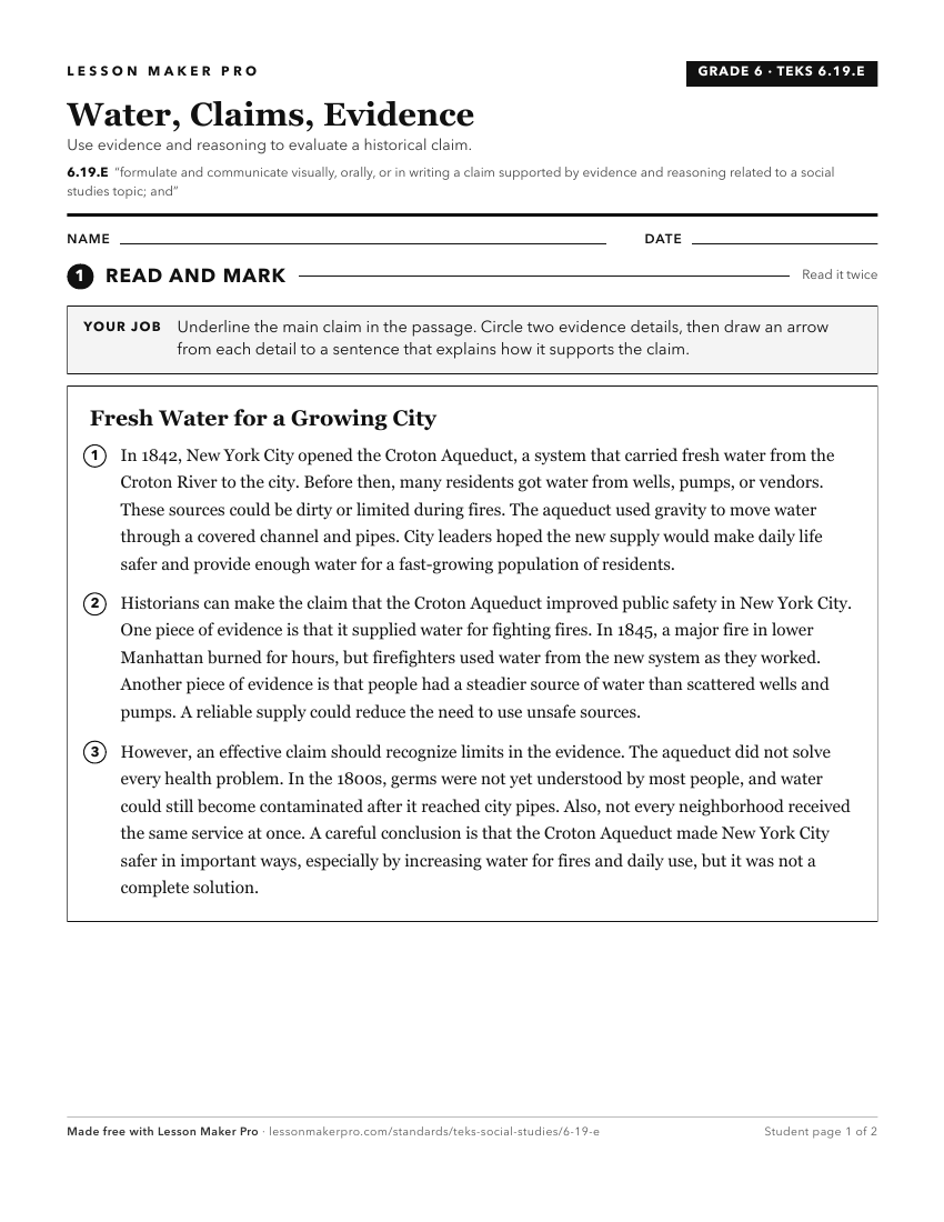 Preview of the 6.19.E printable worksheet