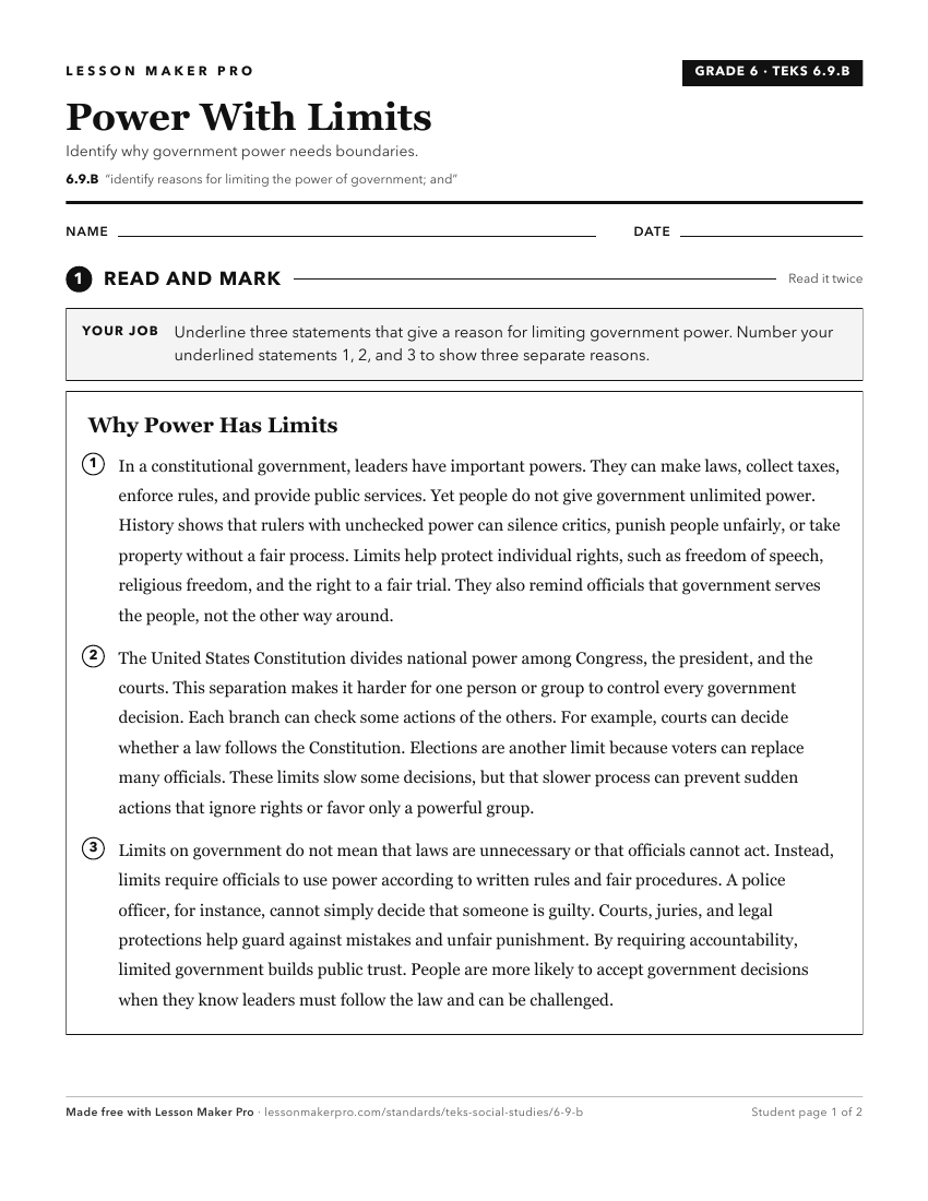 Preview of the 6.9.B printable worksheet