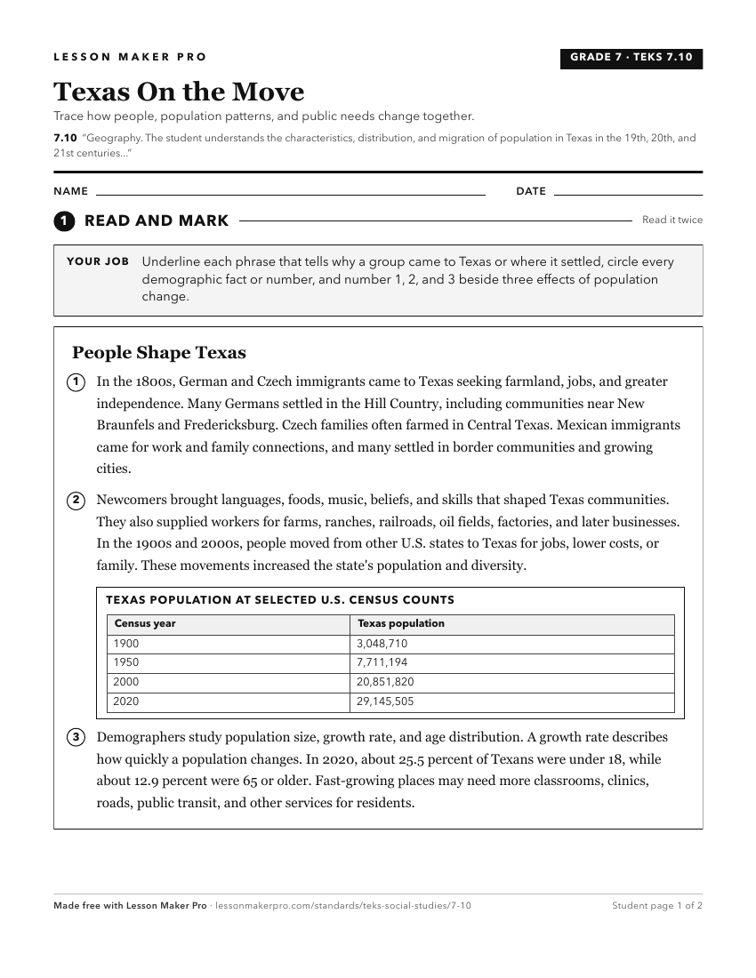 Preview of the 7.10 printable worksheet
