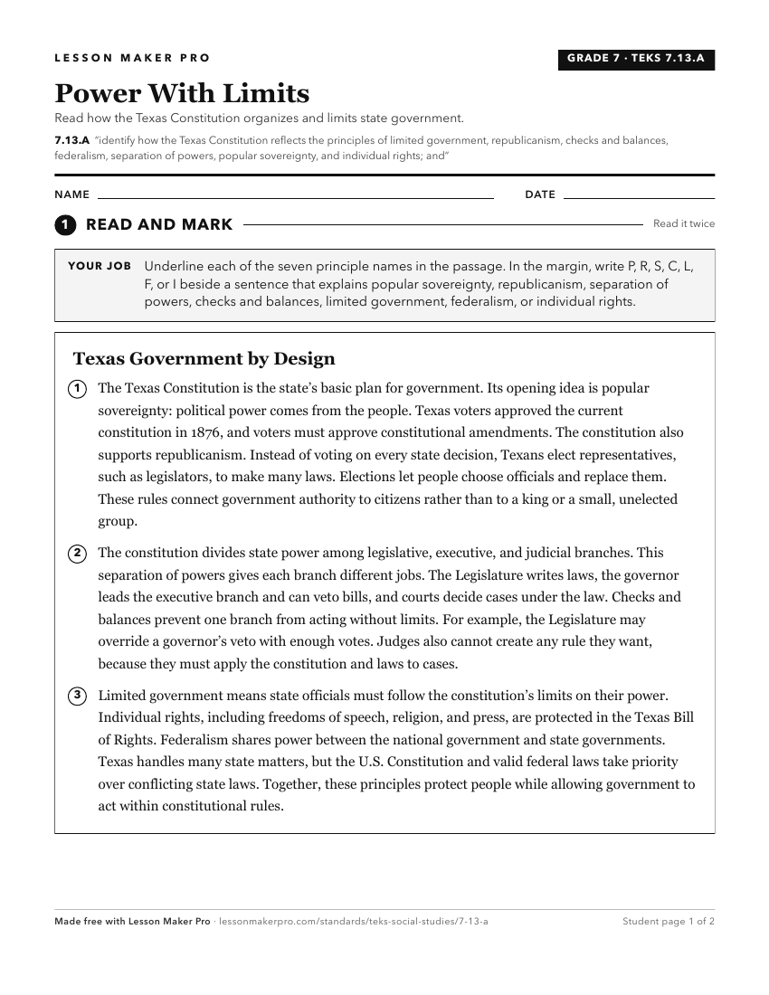 Preview of the 7.13.A printable worksheet