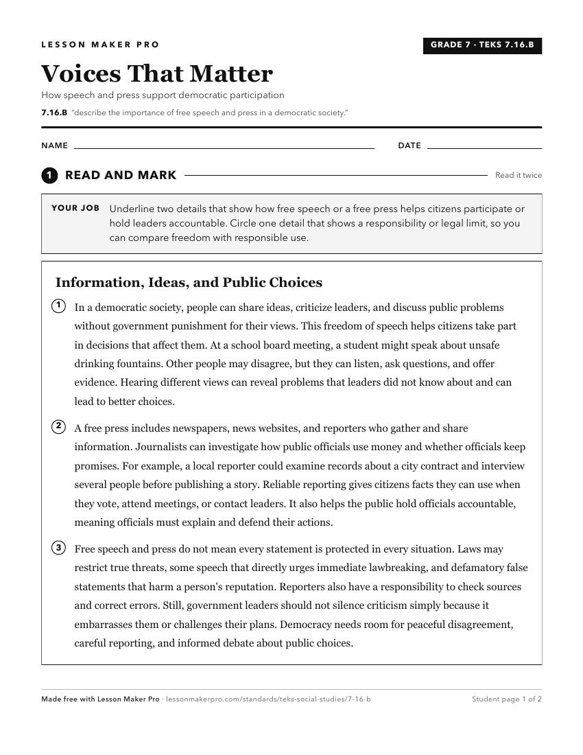 Preview of the 7.16.B printable worksheet