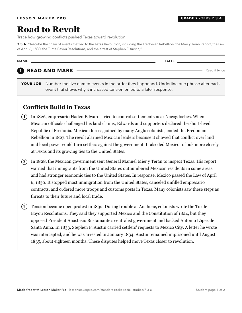 Preview of the 7.3.A printable worksheet