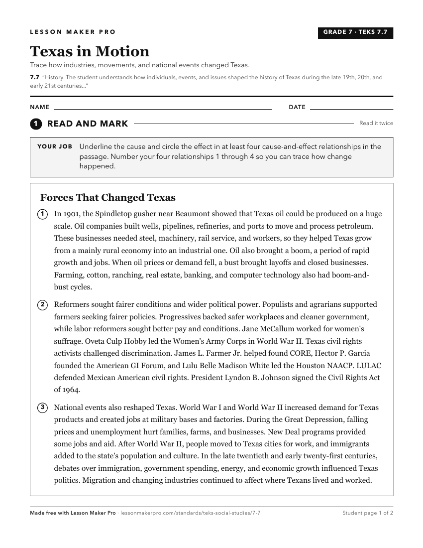 Preview of the 7.7 printable worksheet