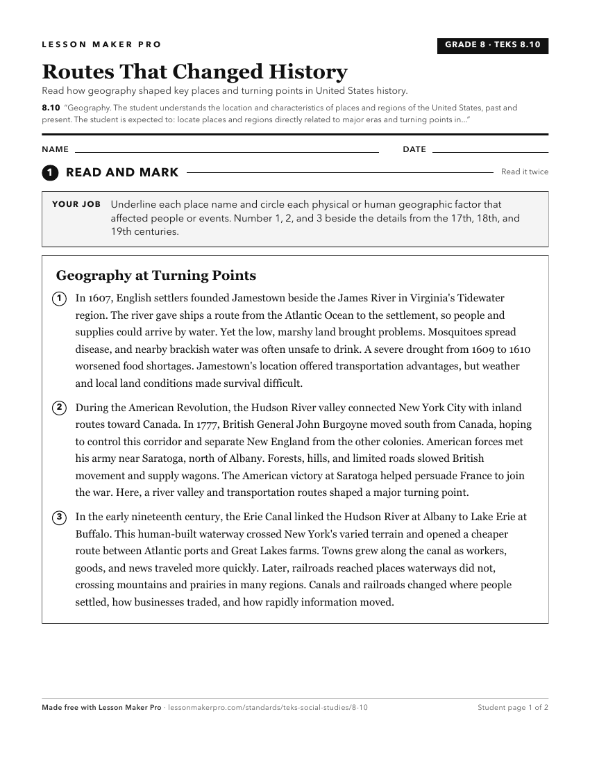 Preview of the 8.10 printable worksheet