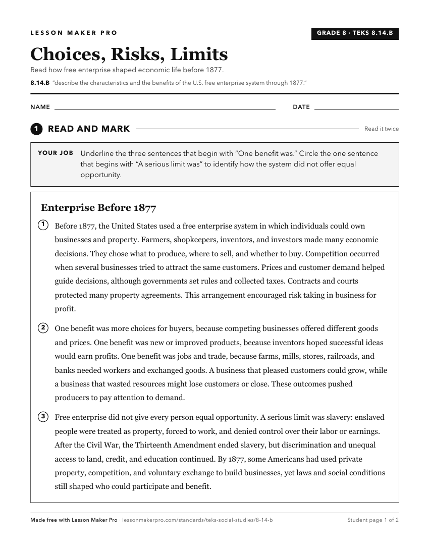 Preview of the 8.14.B printable worksheet