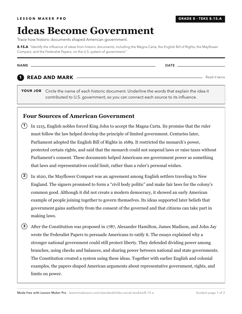 Preview of the 8.15.A printable worksheet