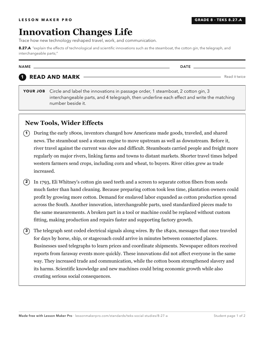 Preview of the 8.27.A printable worksheet