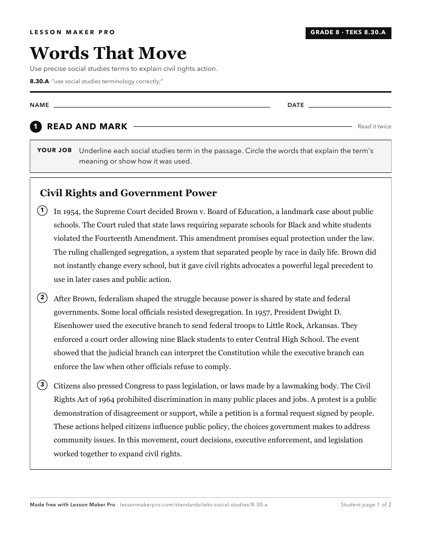 Preview of the 8.30.A printable worksheet