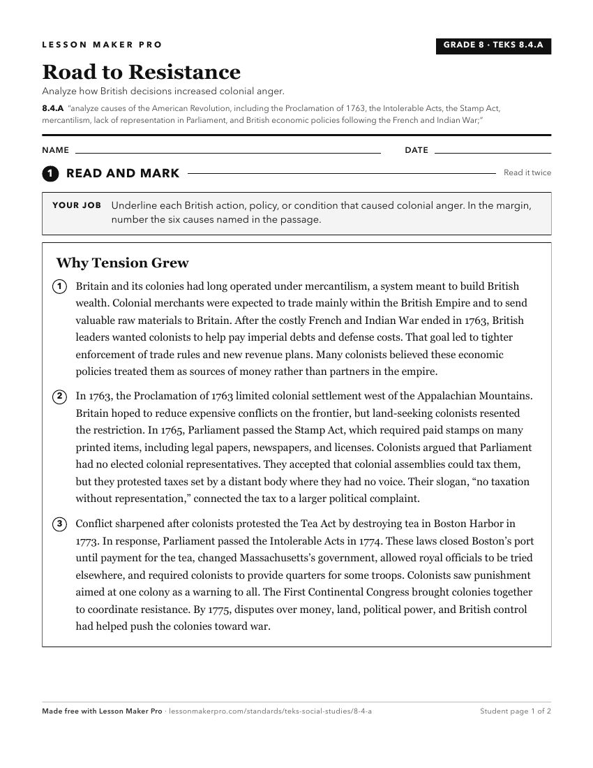 Preview of the 8.4.A printable worksheet