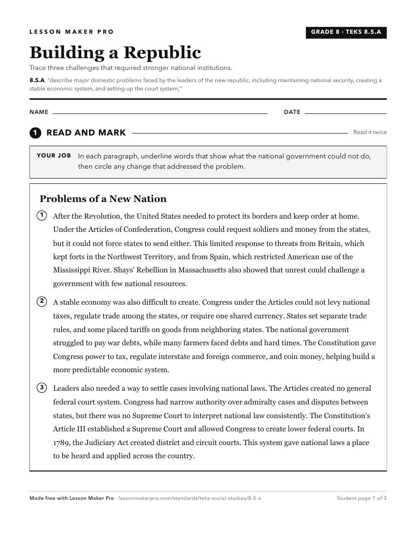 Preview of the 8.5.A printable worksheet