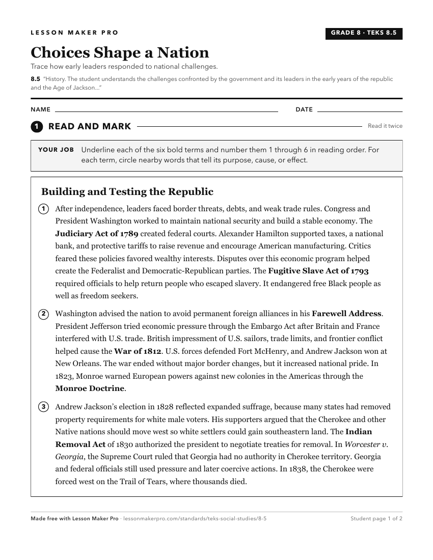 Preview of the 8.5 printable worksheet