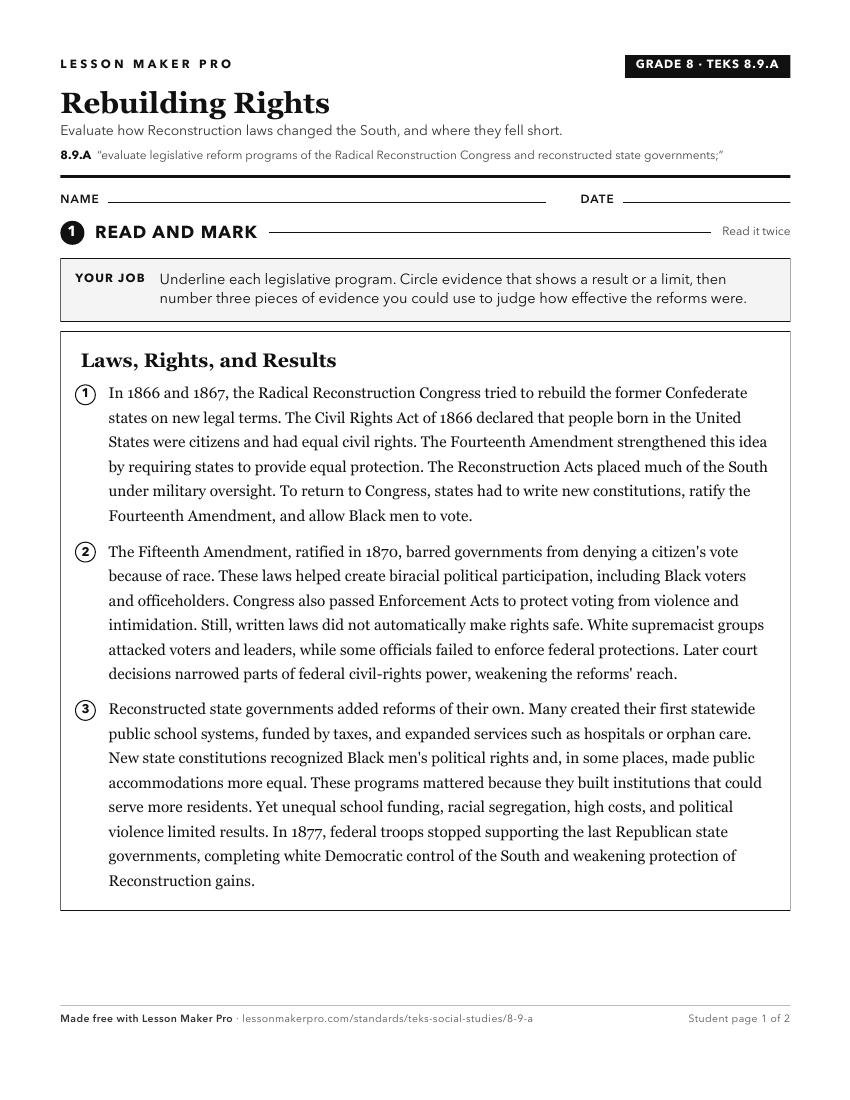 Preview of the 8.9.A printable worksheet