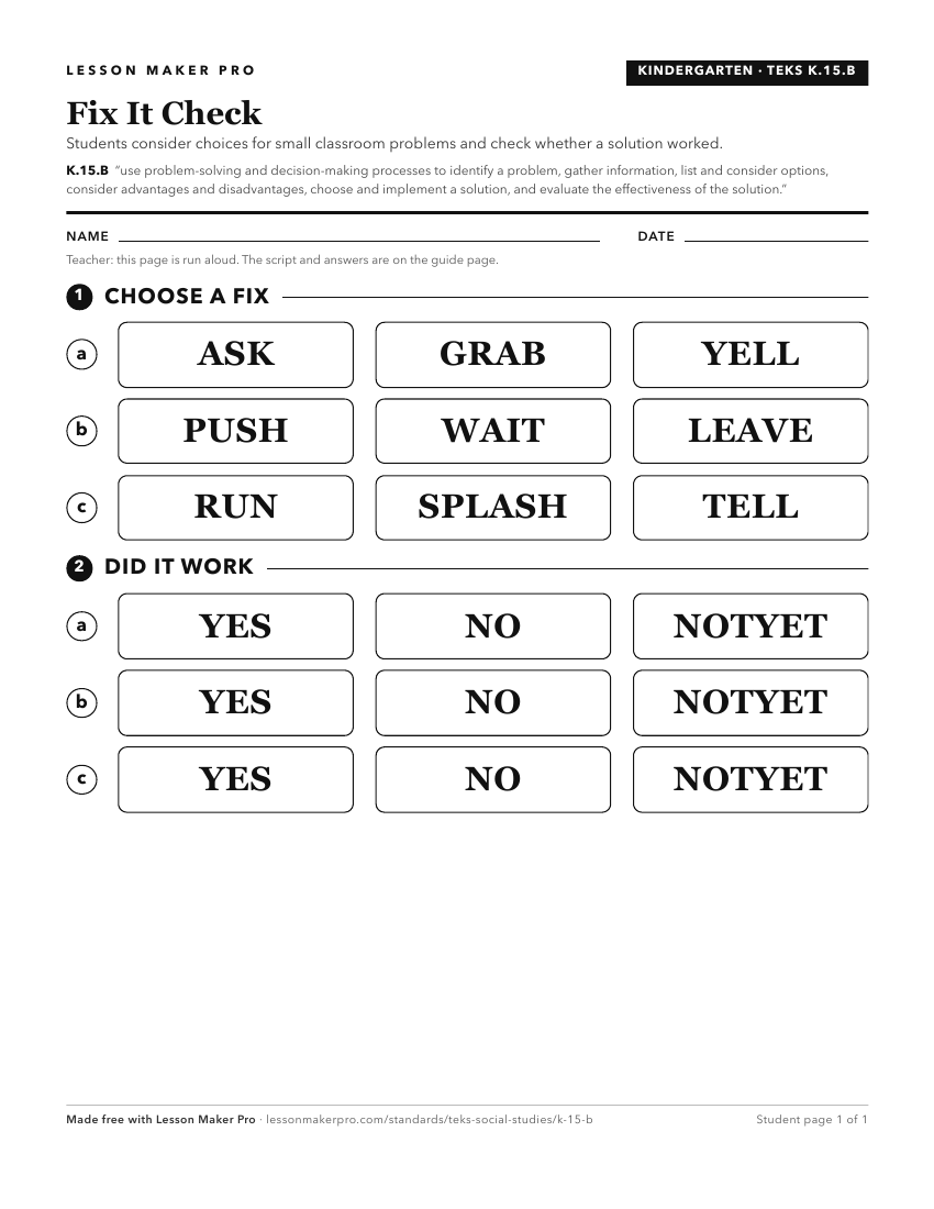 Preview of the K.15.B printable worksheet