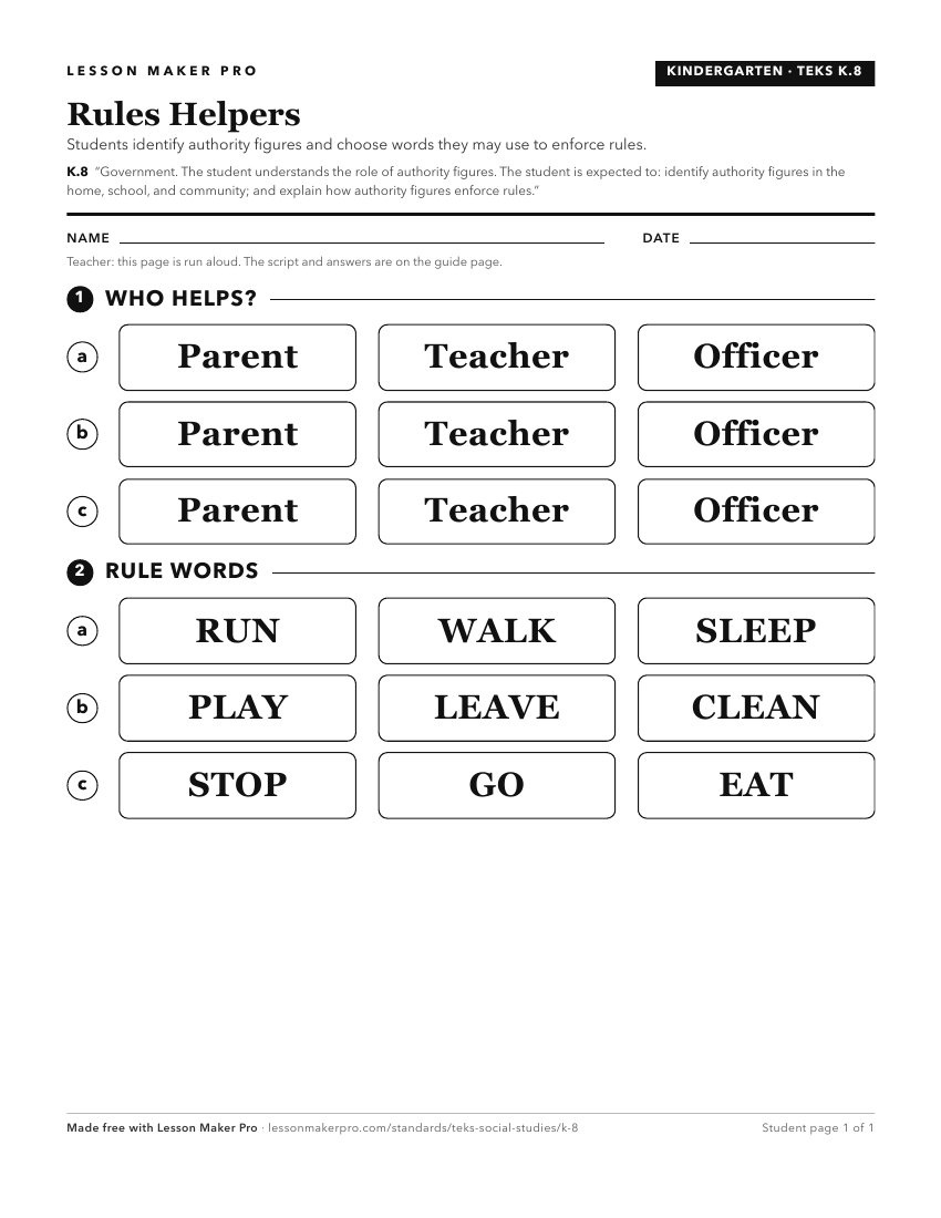 Preview of the K.8 printable worksheet