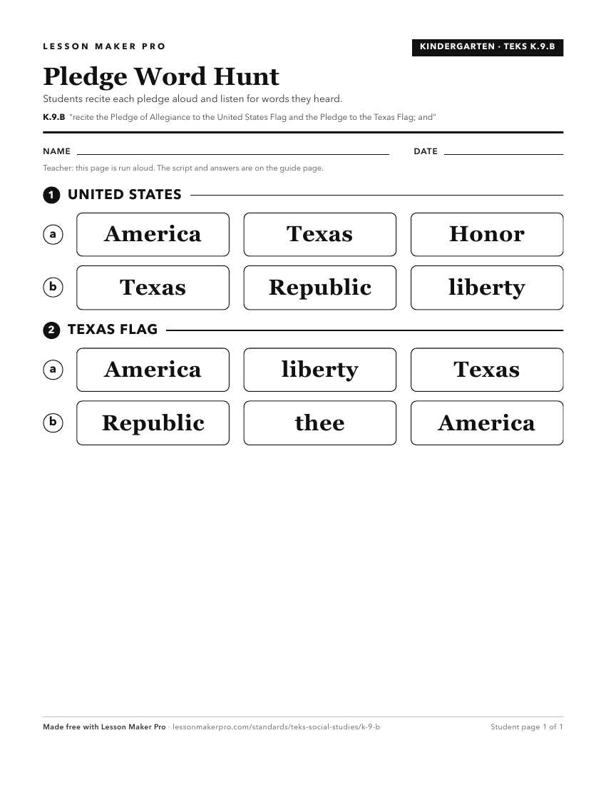 Preview of the K.9.B printable worksheet