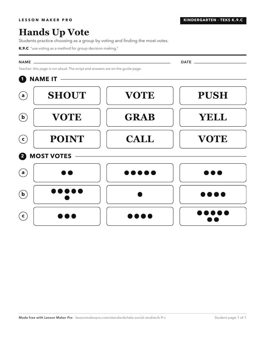 Preview of the K.9.C printable worksheet