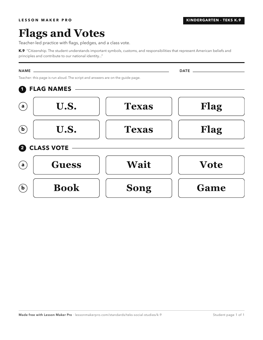 Preview of the K.9 printable worksheet