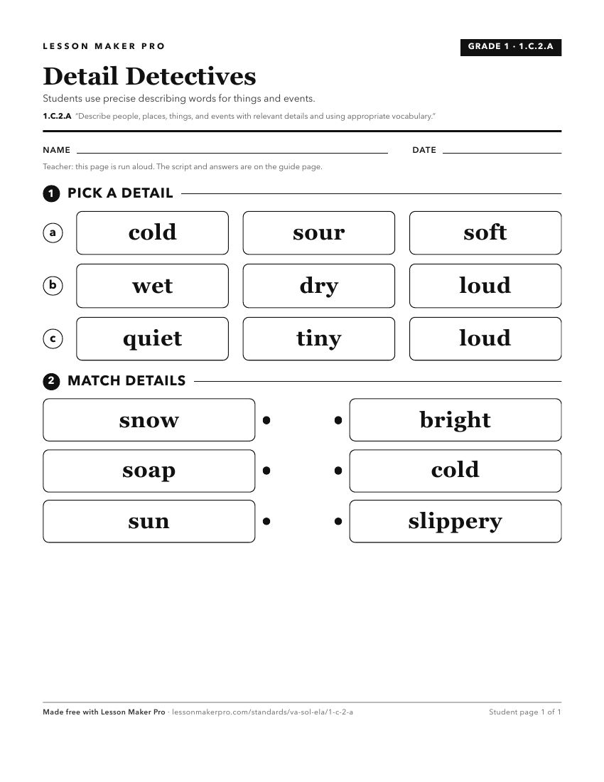 Preview of the 1.C.2.A printable worksheet