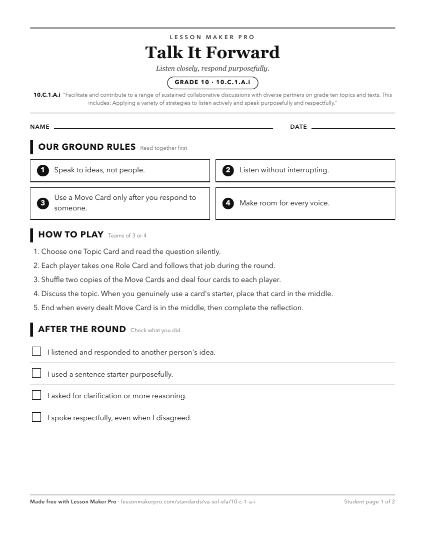 Preview of the 10.C.1.A.i printable worksheet
