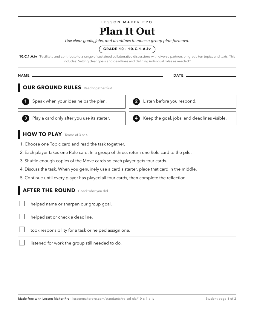 Preview of the 10.C.1.A.iv printable worksheet