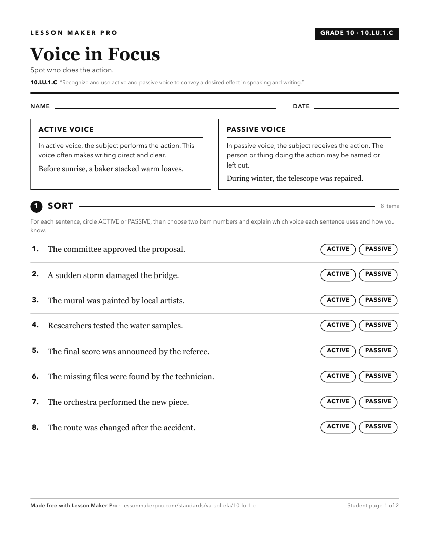 Preview of the 10.LU.1.C printable worksheet