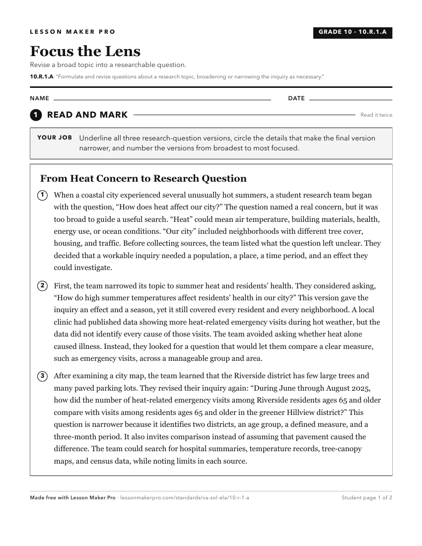 Preview of the 10.R.1.A printable worksheet