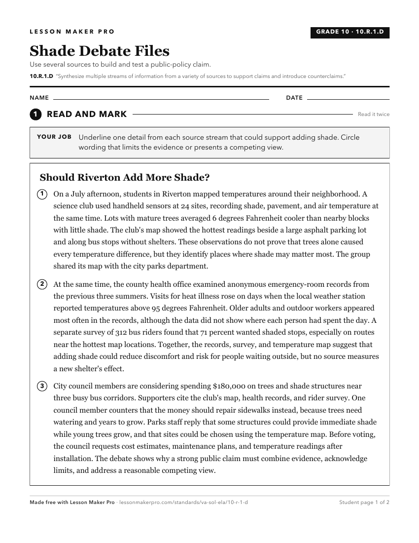 Preview of the 10.R.1.D printable worksheet